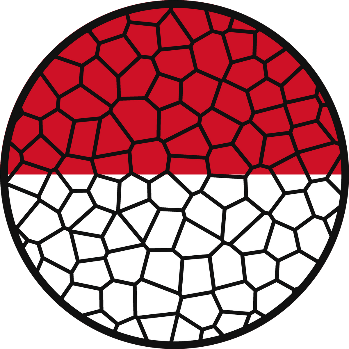 Stained Glass Effect Flag Ornament – Real Glass World Flag Christmas Ornament