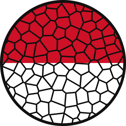 Stained Glass Effect Flag Ornament – Real Glass World Flag Christmas Ornament