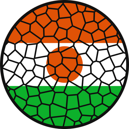 Stained Glass Effect Flag Ornament – Real Glass World Flag Christmas Ornament