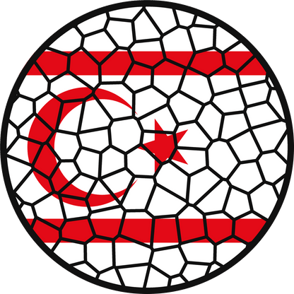 Stained Glass Effect Flag Ornament – Real Glass World Flag Christmas Ornament