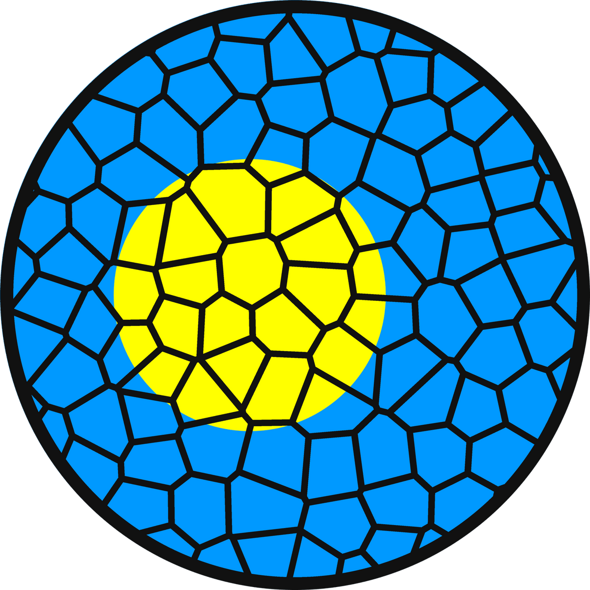Stained Glass Effect Flag Ornament – Real Glass World Flag Christmas Ornament