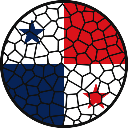 Stained Glass Effect Flag Ornament – Real Glass World Flag Christmas Ornament