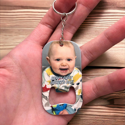 Personalized Bottle Opener Keychain with Picture - Add your photos