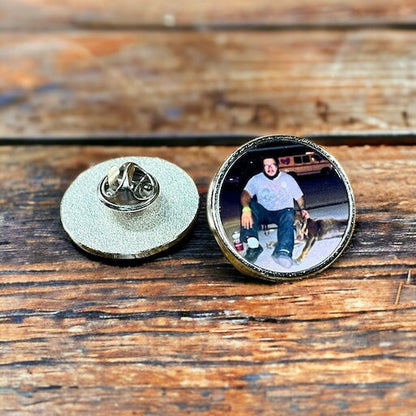 Personalized Metal Circle Pin Button with Your Photo