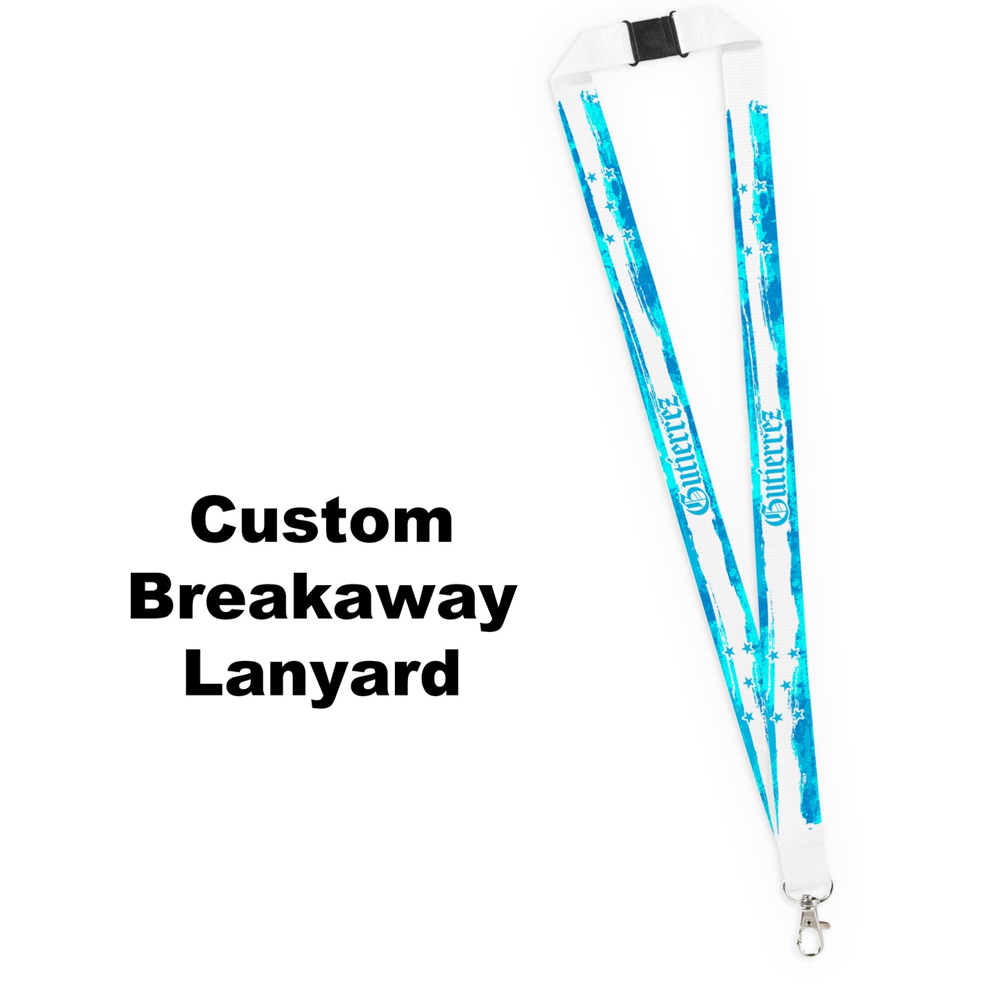 Pick Your World Flags - Artistic Personalized Name Lanyard - Many Flags to Choose From