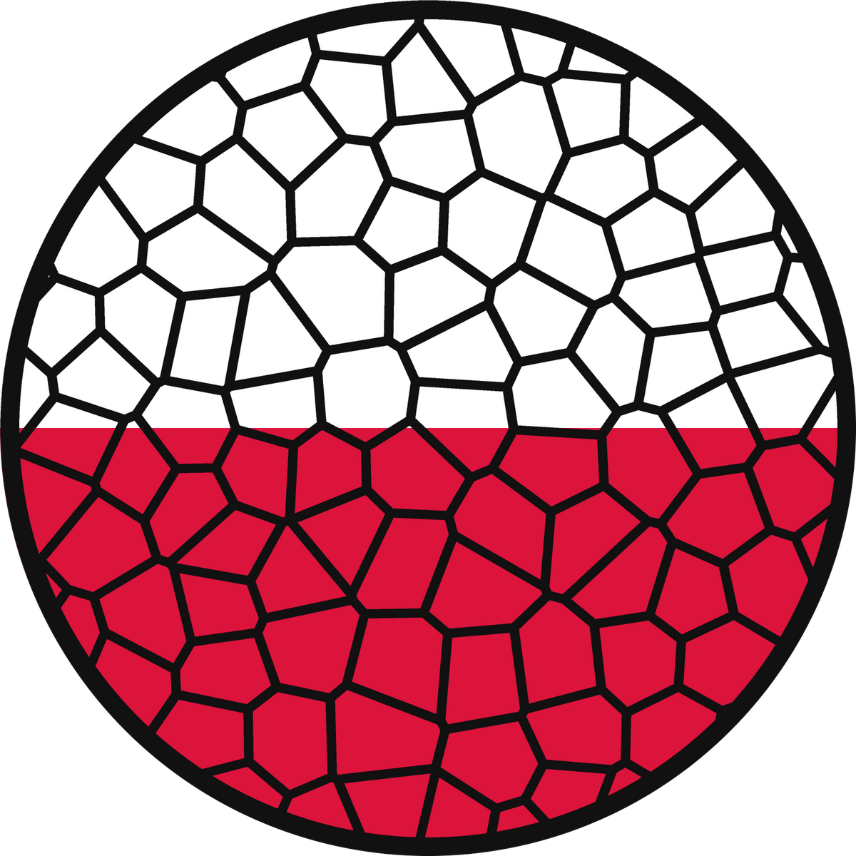 Stained Glass Effect Flag Ornament – Real Glass World Flag Christmas Ornament