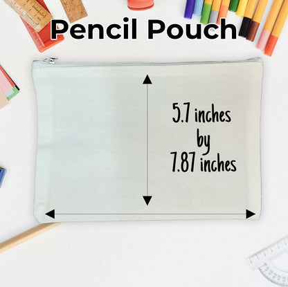 Pre K thru 5th Grade Rules Pencil Pouch for School Supplies