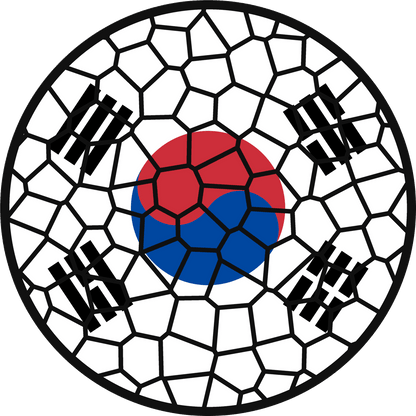 Stained Glass Effect Flag Ornament – Real Glass World Flag Christmas Ornament