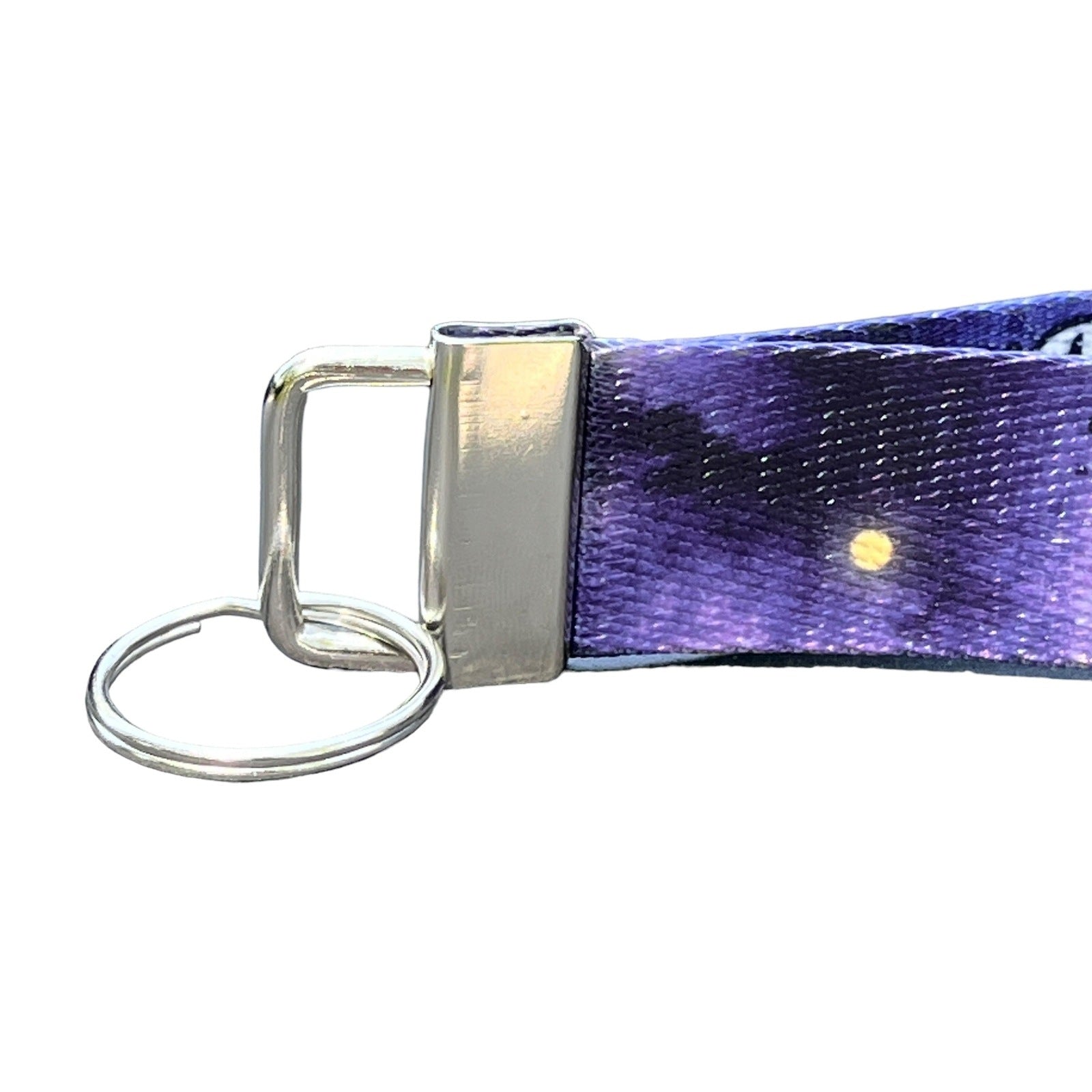 Retro Galaxy Zodiac Sign Nylon Key Fob - Wristlet Keychain for Stylish Key Organization, Gifts, and Daily Use