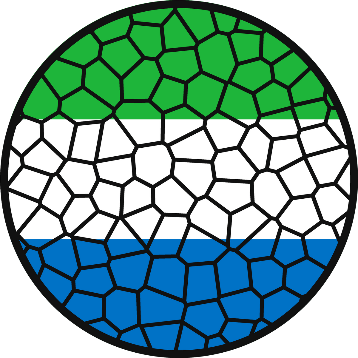 Stained Glass Effect Flag Ornament – Real Glass World Flag Christmas Ornament