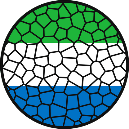 Stained Glass Effect Flag Ornament – Real Glass World Flag Christmas Ornament