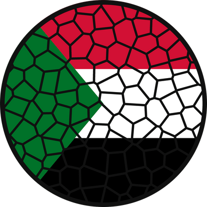 Stained Glass Effect Flag Ornament – Real Glass World Flag Christmas Ornament