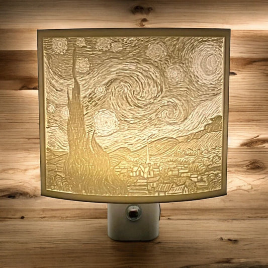 The Starry Night - Van Gogh - 3D Printed Night Light