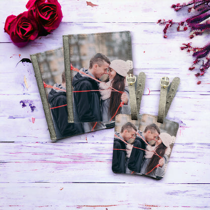Personalized Photo Passport Holder and Luggage Tag Bundle - SPECIAL BUNDLE OFFER!