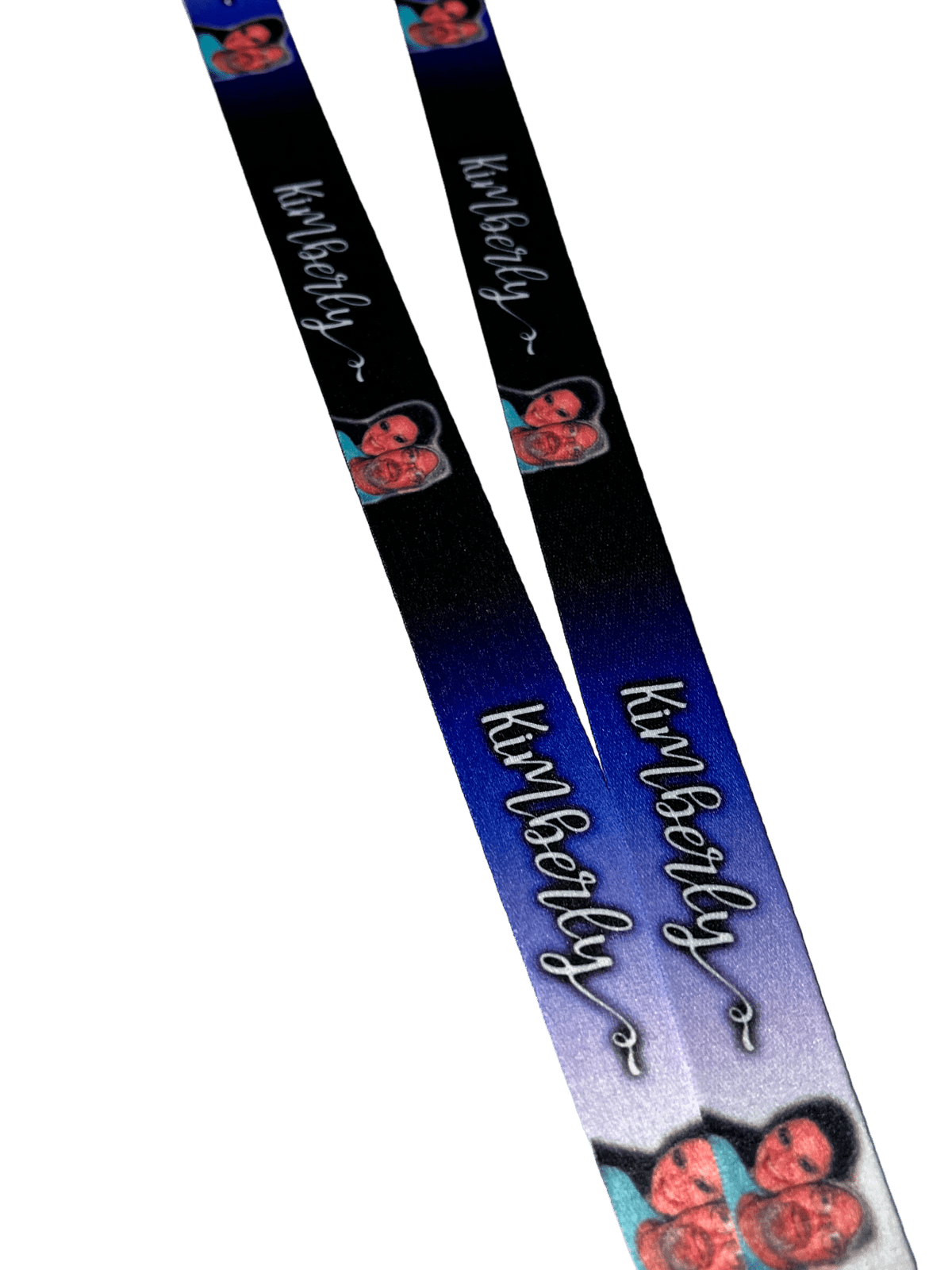 Your Face or Your Pet Cut Out Collage Personalized Breakaway Lanyard