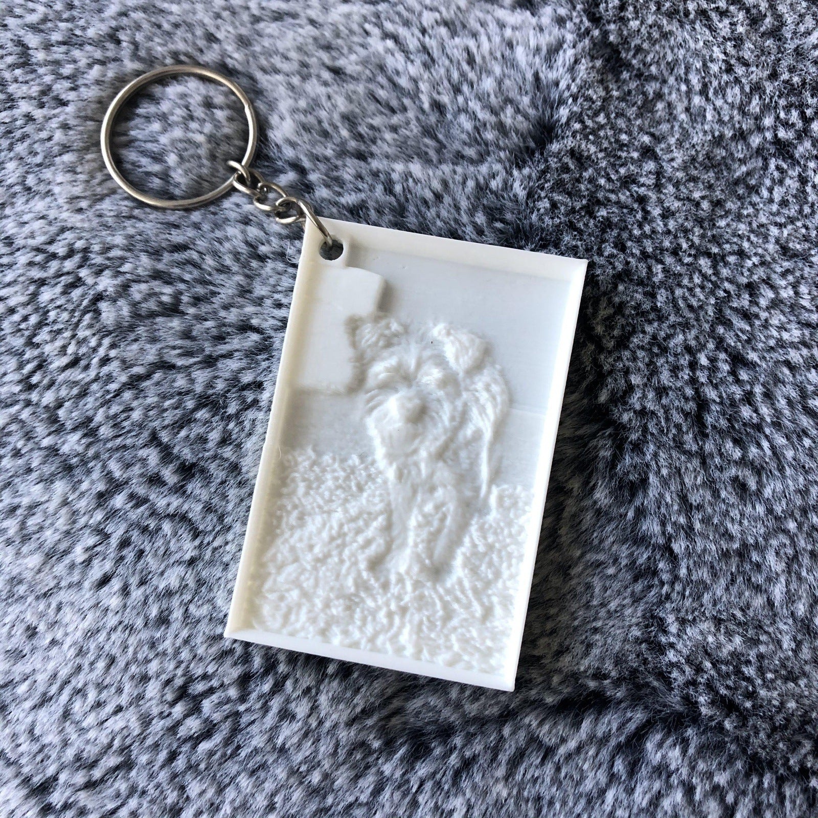 3D Printed Photo KEYCHAIN Personalized Lithophane