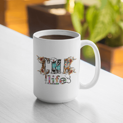 CNA Life Nurse 15oz Ceramic Coffee Mug