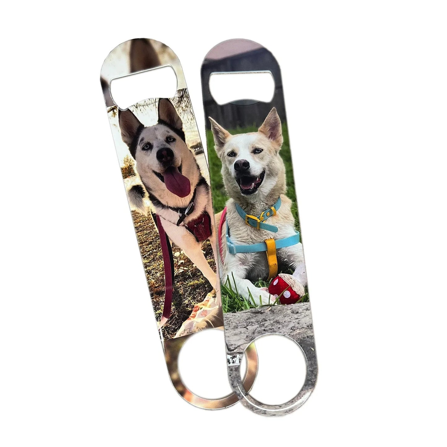 Custom Bar Key Bottle Opener - Full Color With Your Personalized Photos