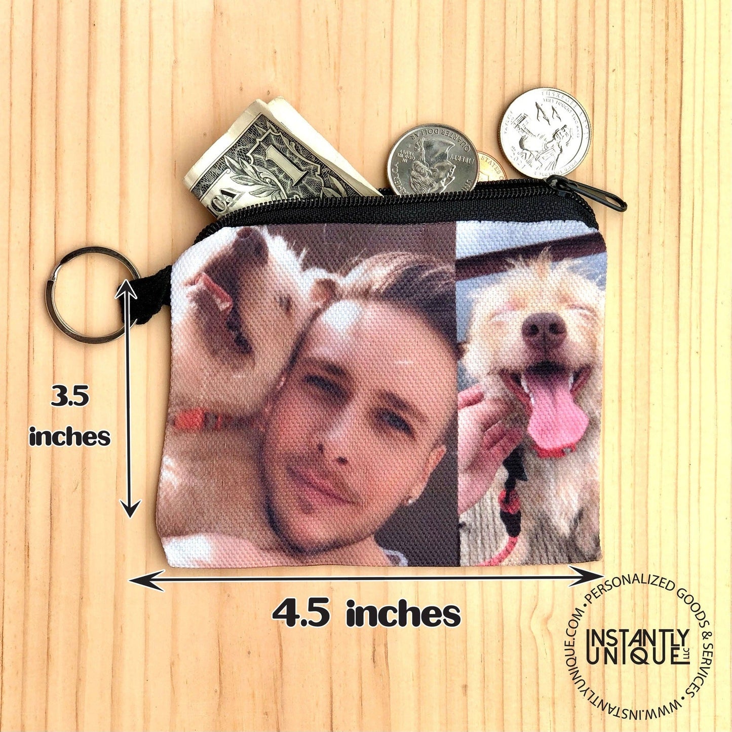 Custom Coin Purse with Pictures - Add your own photos