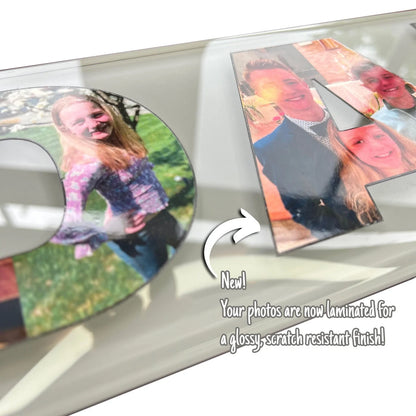 Dad Photo Collage Glass Tile - Great for Father’s Day