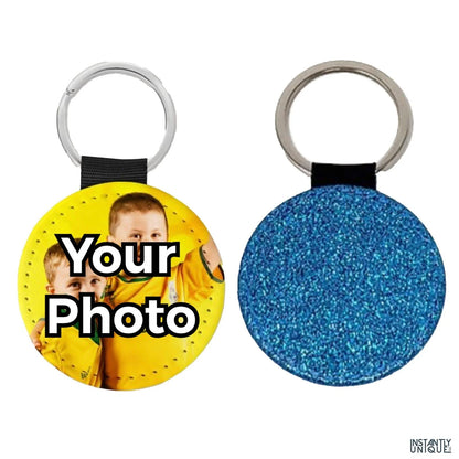 Glitter Photo Keychain