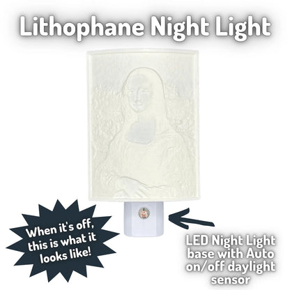 Mona Lisa - Leonardo da Vinci - 3D Printed Night Light