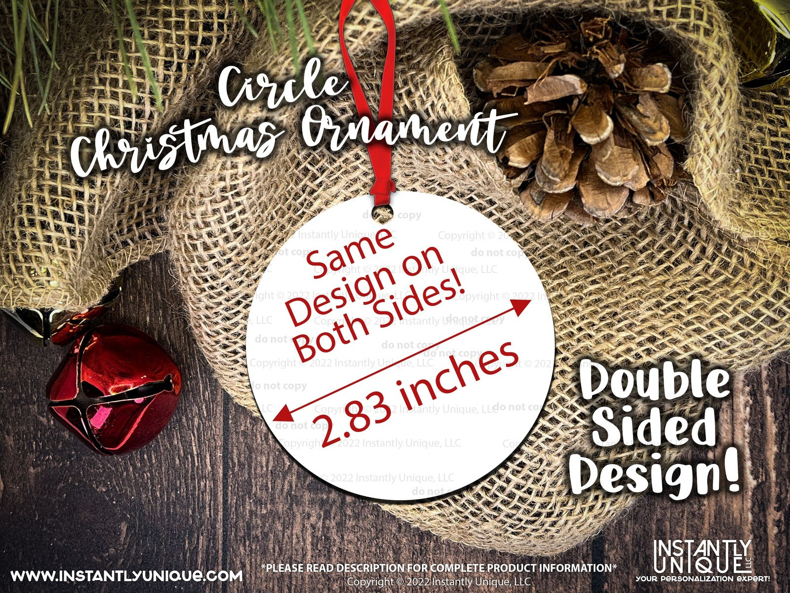 My First Apartment- Established 2022 - Double Sided Wooden Ornament