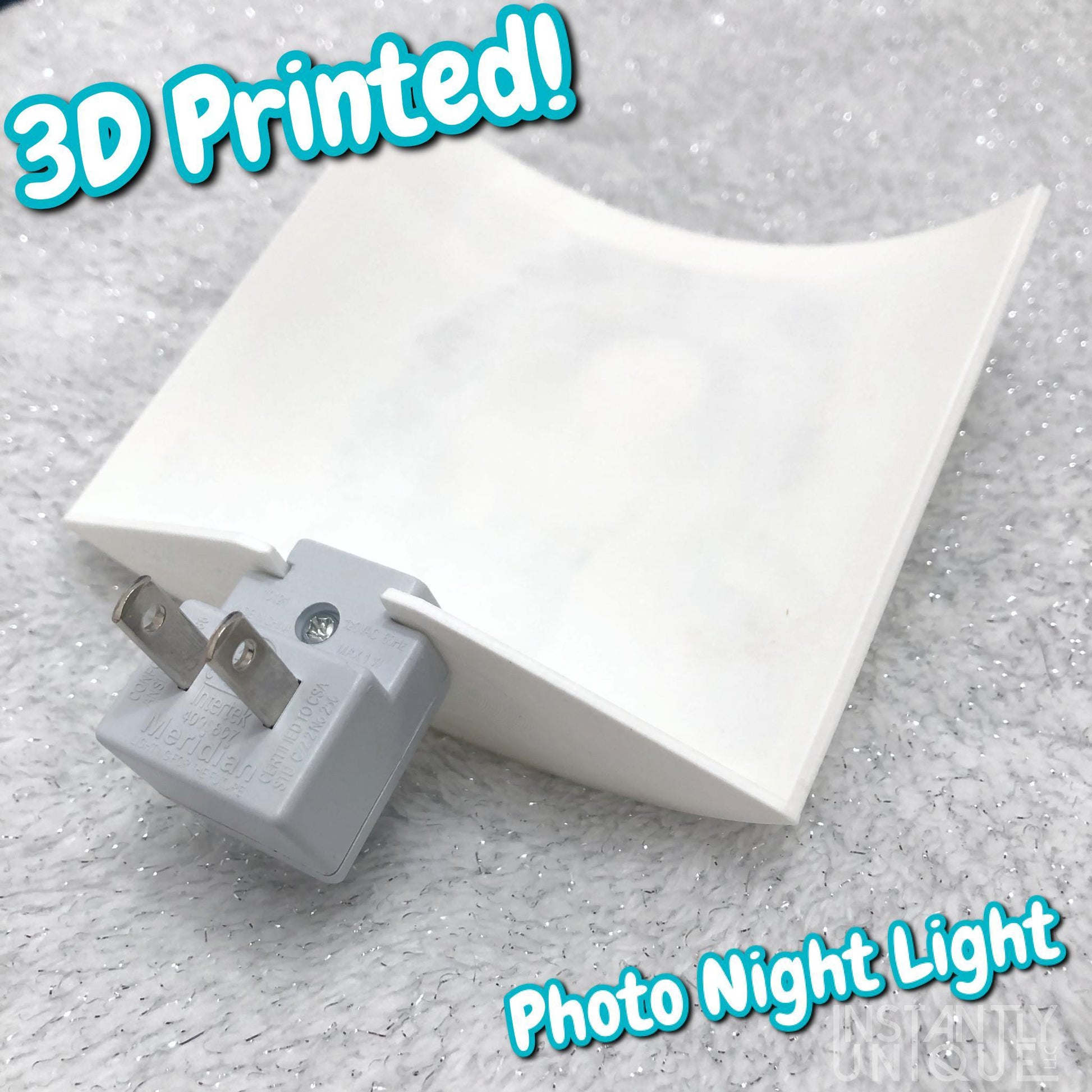 3D Printed Photo Nightlight Personalized Lithophane